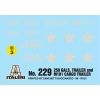 Italeri 0229 - 250 galons Tank Trailer - M101 Cargo Trailer 1:35