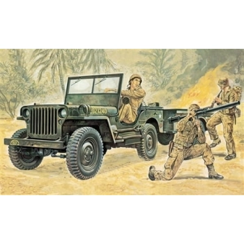 Italeri 0314 - Willys MB Jeep with Trailer 1:35