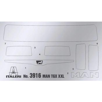 Italeri 3916 - MAN TGX XXL D38 3916 1:24