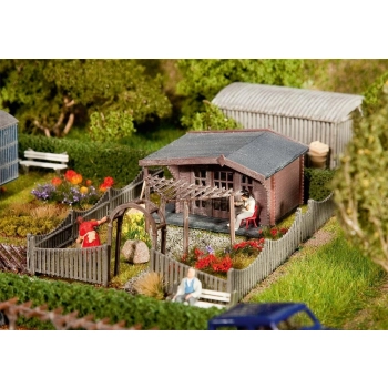 Faller 180491 - Ogródek działkowy z altanką H0 1:87