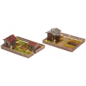 Faller 180494 - 2 ogródki działkowe z szopkami na narzędzia H0 1:87