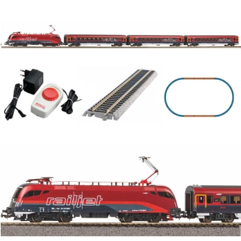 Piko 57178 - Zestaw startowy pociąg Rail Jet OBB H0 1:87 pasażerski
