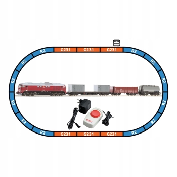 Piko 97935 - Zestaw startowy pociąg towarowy BR 130 CSD - H0 1:87